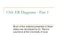 Ch5: ER Diagrams Part 1 PowerPoint PPT Presentation