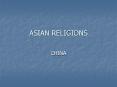 ASIAN RELIGIONS PowerPoint PPT Presentation