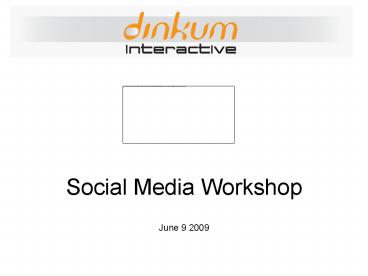 Social Media Workshop