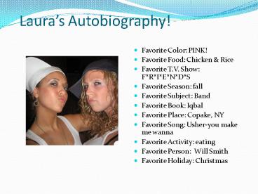 Lauras Autobiography