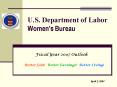 U.S. Department of Labor Women's Bureau PowerPoint PPT Presentation