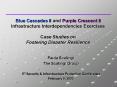 Blue Cascades II and Purple Crescent II Infrastructure Interdependencies Exercises Case Studies on F PowerPoint PPT Presentation