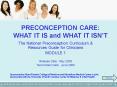 Focusing WellWomens Care for Women of Reproductive Age PowerPoint PPT Presentation
