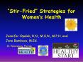 StirFried Strategies for Womens Health PowerPoint PPT Presentation
