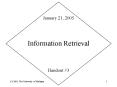Information Retrieval PowerPoint PPT Presentation