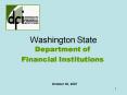 Washington State PowerPoint PPT Presentation
