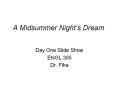 A%20Midsummer%20Night PowerPoint PPT Presentation