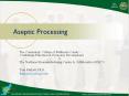 Aseptic Processing. The Community College of Baltimor PowerPoint PPT Presentation