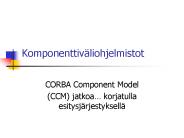 Komponenttivliohjelmistot