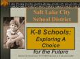 Salt Lake City School District PowerPoint PPT Presentation