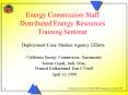 Energy Commission Staff Distributed Energy Resources Training Seminar PowerPoint PPT Presentation