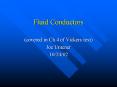 Fluid Conductors PowerPoint PPT Presentation