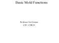 Basic Mold Functions PowerPoint PPT Presentation