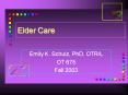 Elder Care PowerPoint PPT Presentation