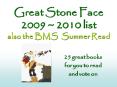 Great Stone Face 2009 2010 list also the BMS Summer Read PowerPoint PPT Presentation