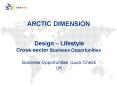 ARCTIC DIMENSION Design Lifestyle Crosssector Business Opportunities