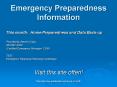 This month: Home Preparedness and Data Backup PowerPoint PPT Presentation