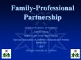 FamilyProfessional Partnership PowerPoint PPT Presentation
