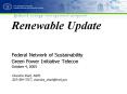 Renewable Update PowerPoint PPT Presentation