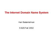 The Internet Domain Name System
