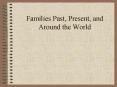Families Past, Present, and Around the World PowerPoint PPT Presentation
