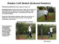 Rotator Cuff Stretch External Rotation PowerPoint PPT Presentation