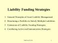 Liability Funding Strategies PowerPoint PPT Presentation
