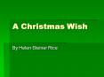 A Christmas Wish PowerPoint PPT Presentation