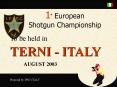 1st European Shotgun Championship PowerPoint PPT Presentation