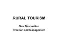 RURAL TOURISM PowerPoint PPT Presentation