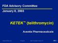 FDA Advisory Committee January 8, 2003 PowerPoint PPT Presentation