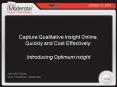 Capture Qualitative Insight Online, Quickly and Cost Effectively: PowerPoint PPT Presentation