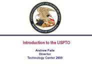 Introduction to the USPTO