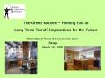 The Green Kitchen Fleeting Fad or LongTerm Trend Implications for the Future PowerPoint PPT Presentation