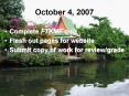 October 4, 2007 PowerPoint PPT Presentation