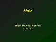 Quiz PowerPoint PPT Presentation