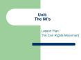 Unit: The 60s PowerPoint PPT Presentation