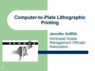 ComputertoPlate Lithographic Printing