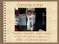 CHINESE FOOD PowerPoint PPT Presentation