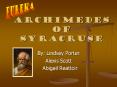 Archimedes of Syracruse PowerPoint PPT Presentation