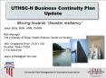 UTHSCH Business Continuity Plan Update PowerPoint PPT Presentation