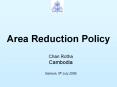 Area Reduction Policy PowerPoint PPT Presentation