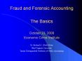 Fraud and Forensic Accounting PowerPoint PPT Presentation