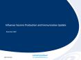 Influenza Vaccine Production and Immunization Update PowerPoint PPT Presentation