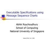 Executable Specifications using Message Sequence Charts
