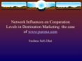 Network Influences on Cooperation Levels in Destination Marketing: the case of www.purenz.com Sushma PowerPoint PPT Presentation