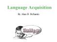 Language Acquisition PowerPoint PPT Presentation