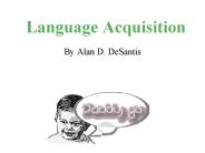 Language Acquisition
