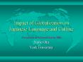 Impact of Globalization on Japanese Language and Culture PowerPoint PPT Presentation