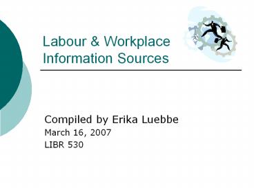 Compiled by Erika Luebbe